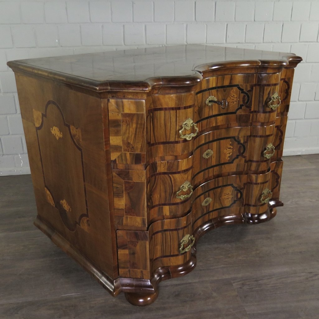Chest of drawers Baroque 1770 Walnut - Image 5