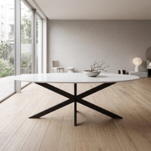Dining Table Oval Marble 2.00 m x 1.00 m
