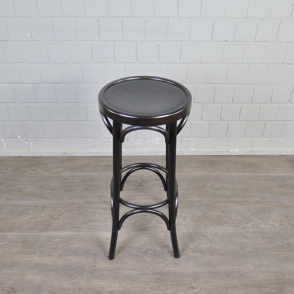 Barstool Solid Wood Brown - Image 4