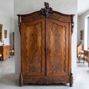 Wardrobe Historicism 1880 Walnut