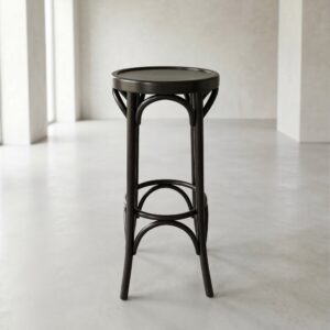 Barstool Solid Wood Brown