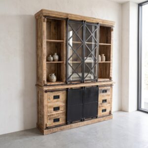 Bookcase Mango Wood 1,70 m