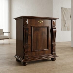 Base Cabinet Music box Gründerzeit 1880 Mahogany