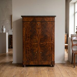 Secretary Biedermeier 1850 Mahogany