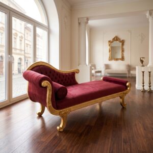 Chesterfield Chaiselongue Red 1,88 m