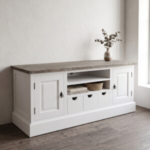 TV Cabinet Lowboard Teak 1.50 m