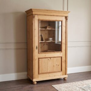 Showcase China Cabinet Gründerzeit 1880 Pine