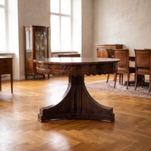 Dining Table Biedermeier 1830 Mahogany
