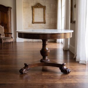 Coffee Table Biedermeier 1850 Walnut