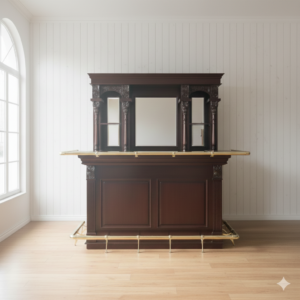 Empire Bar Shelf Mahogany 2.00 m