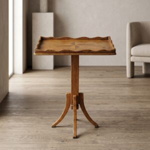 Serving Table Side table Biedermeier 1830 Oak