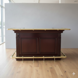 Empire Bar Shelf Mahogany 2.00 m