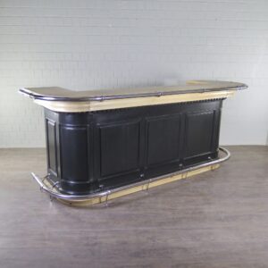 English Bar Shelf Solid Wood 2,76 m