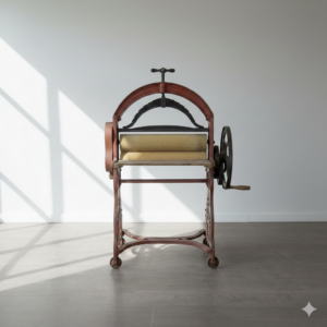 Laundry Mangel Jugendstil 1900 Cast Iron