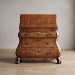 Secretary Neo-Baroque 1950 Walnut