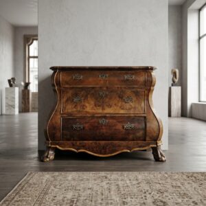 Chest of Drawers Neo-Baroque Walnut 0.88 m
