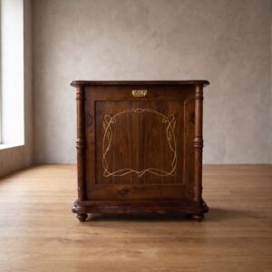 Base Cabinet Music box Lochmann Gründerzeit 1880 Mahogany