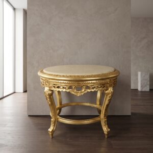 Table Side Table Baroque style Ø 0.68 m