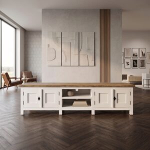 TV Cabinet Lowboard Teak 1.95 m