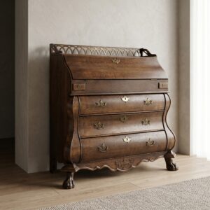 Secretary Desk Late -Classicism 1800 Oak