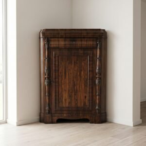 Corner Cabinet Historicism 1870 Walnut