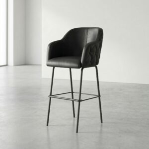 Barstool Anthracite Leather