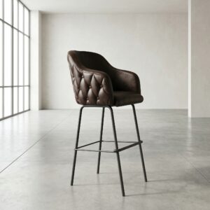 Barstool Brown Leather
