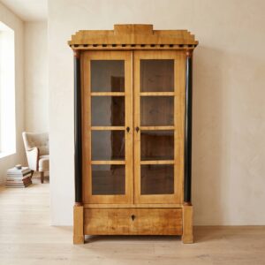 Bookcase Biedermeier 1840 Cherry Wood