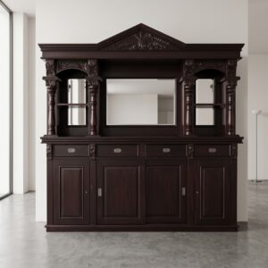 Empire Bar Back Cabinet Mahogany 2.30 m