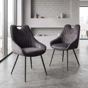 Retro Design Dining Chair Gray Set Price