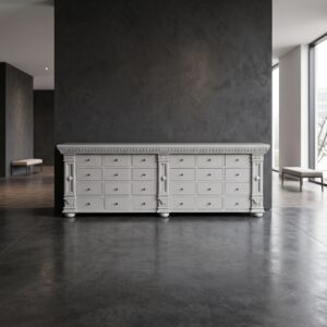 Pharmacy Cabinet Sideboard Anna Teak 2.20 m