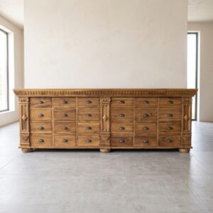 Pharmacy Cabinet Sideboard Anna Teak 2.50 m