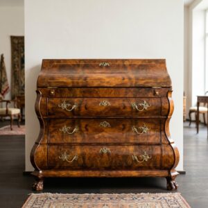 Desk Secretary Baroque 1780 Walnut