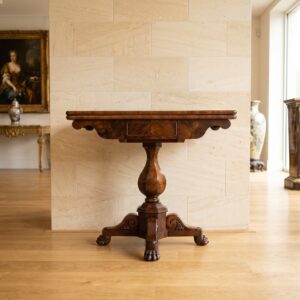 Folding Table Side Table Biedermeier 1830 Mahogany