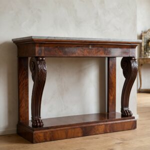 Side Table Biedermeier 1820 Mahogany