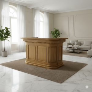 English Bar Shelf Teak 2.00 m