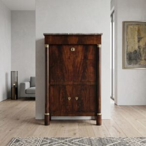Secretary Biedermeier 1830 Mahogany