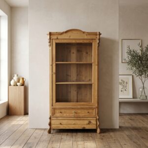 Bookcase Louis Philippe 1860 Pine