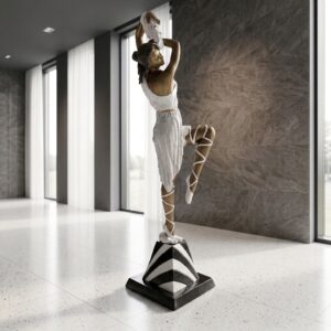 Fountain Ballerina Woman Bronze 2.15 m