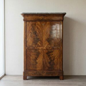 Secretary Biedermeier 1840 Mahogany
