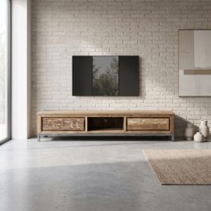 TV Cabinet Lowboard Teak 1,80 m