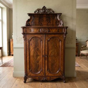 Vertico Biedermeier 1860 Mahogany