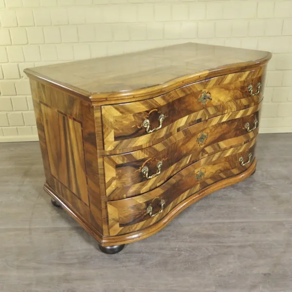Chest of drawers Baroque 1780 Walnut - Image 5