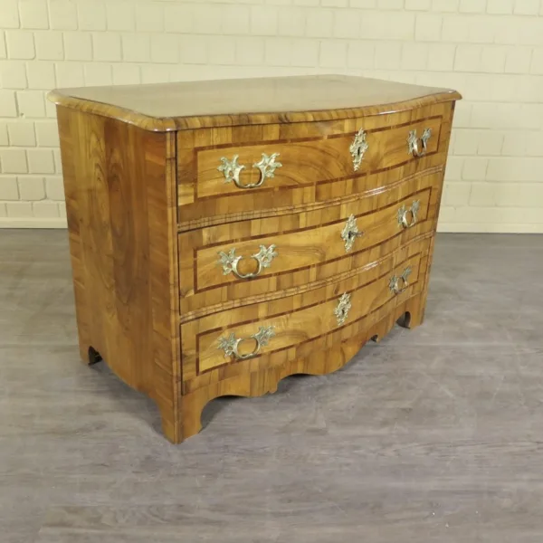 Chest of drawers Baroque 1780 Walnut - Image 4