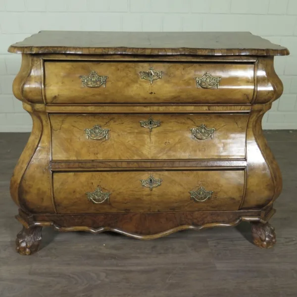 Dutch Chest of Drawers Neo-Baroque 1850 Walnut - Image 4