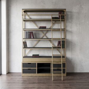 Bookcase Book Rack Teak 1.60 m
