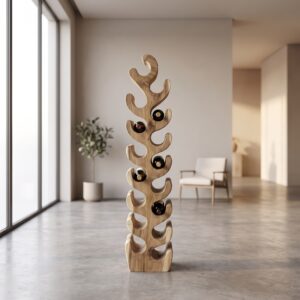 Wine rack Bottle rack Suar Wood 1.31 m
