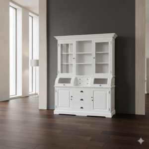 Kitchen Cabinet 1,67 m Teak White