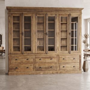 Bookcase Teak 2,64 m