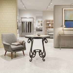 Table VAN THIEL & CO. Oak Ø 0.62 m